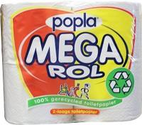 Toiletpapier megarol 400 vel 4 Rol - thumbnail