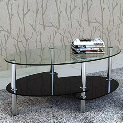 VidaXL Salontafel met exclusief ontwerp zwart