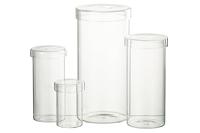 J-Line Pot In Glas Lisa Glas Transparant Extralarge - thumbnail