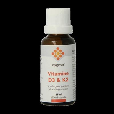 Epigenar Support Vitamine D3 en K2 Druppels 25ml Epigenar Support Vitamine D3 en K2 Druppels 25ml