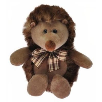 Take Me Home knuffel egel junior 20 cm pluche donkerbruin