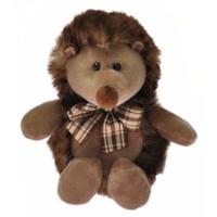 Take Me Home knuffel egel junior 20 cm pluche donkerbruin - thumbnail