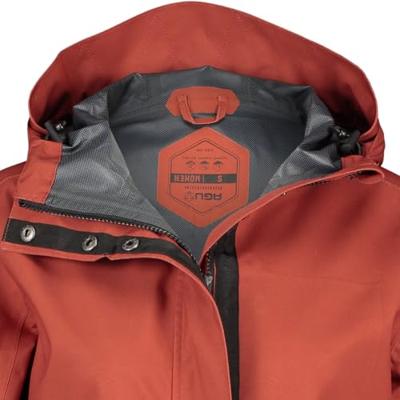 Parka Regenjas Dames Cinnabar