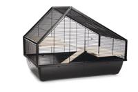 Beeztees Boas - Knaagdierkooi - Metaal - Plastic bodem - Zwart - 76,5x47x61 cm - thumbnail