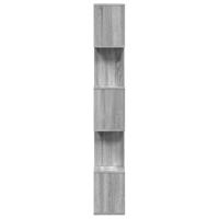 Kamerscherm / boekenkast 5-laags 70x24x161 cm hout grijs sonoma - thumbnail