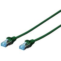 Digitus DK-1532-010/G RJ45 Netwerkkabel, patchkabel CAT 5e SF/UTP 1.00 m Groen Verdraaide paren 1 stuk(s) - thumbnail
