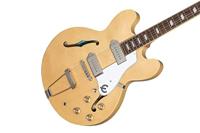 Epiphone Original Collection Casino Natural semi-akoestische gitaar met premium gigbag - thumbnail