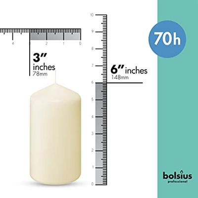 Bolsius - Stompkaars 15/8 Ivoor - 6 stuks Bolsius - Stompkaars 15/8 Ivoor - 6 stuks