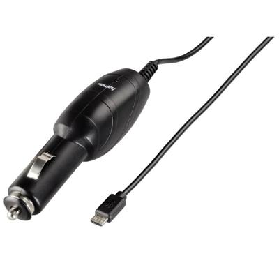 Hama USB-oplader 12 W 1x Micro-USB Zwart Auto Overstroombeveiliging