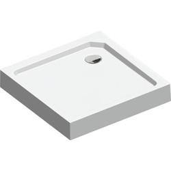 Douchebak Sealskin Fusion Vierkant 90x90 cm Met voorpaneel Wit