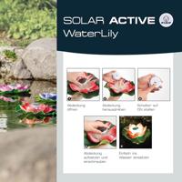 FIAP 3206-2 SOLAR ACTIVE WaterLily Purple Decoratieve lamp op zonne-energie LED LED vast ingebouwd Paars - thumbnail