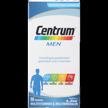 Centrum Men Multivitaminen Tabletten 90st