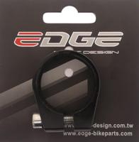 Edge Zadelpenklem ø34.9 aluminium met inbusbout - zwart - thumbnail