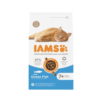 Iams Senior kattenvoer met zeevis 3 kg Iams Senior kattenvoer met zeevis 3 kg