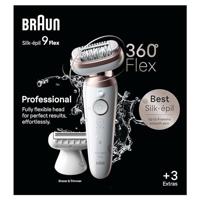 Braun Silk-épil 9 Flex 9-030 3D 40 pincetten Roze, Wit - thumbnail