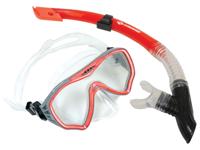 Snorkelbril en -buis voor Kinderen Schildkröt Rood Grijs Één maat - thumbnail