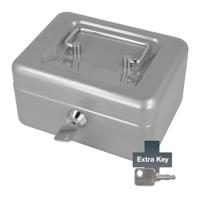 Westcott AC-E51000-ZI Geldkist 152x120x79mm Zilver, Kunststof Inzet Met 6 Vakken - thumbnail