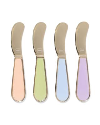 HEMA Botermesjes rvs pastel - 4 stuks