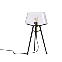 Tonone Ella Tafellamp - Zwart - Transparant - thumbnail
