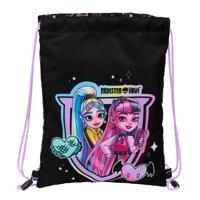 Rugtas met Koordjes Monster High Zwart 26 x 34 x 1 cm - thumbnail