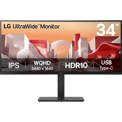 LG 34BA75QE-B 34' UltraWide QHD Curved IPS Monitor mit USB Type-C(TM)