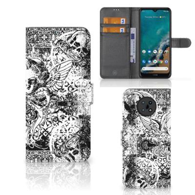 Telefoonhoesje met Naam Nokia G50 Skulls Angel Telefoonhoesje met Naam Nokia G50 Skulls Angel