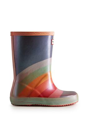 Hunter Regenlaarzen KFT5085NEB-MUL Blauw / Oranje -34 maat 34