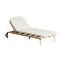 Kave Home Alipa ligstoel Ecru - thumbnail