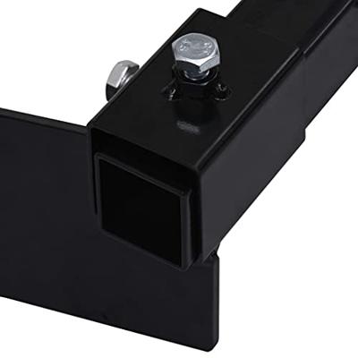 VidaXL Sneeuwploegadapter voor gazonmaaier zwart - thumbnail