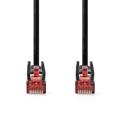 Nedis CAT6 Netwerkkabel | RJ45 Male | RJ45 Male | U/UTP | 30.0 m | Rond | PVC | Zwart | Label - CCGL85200BK300