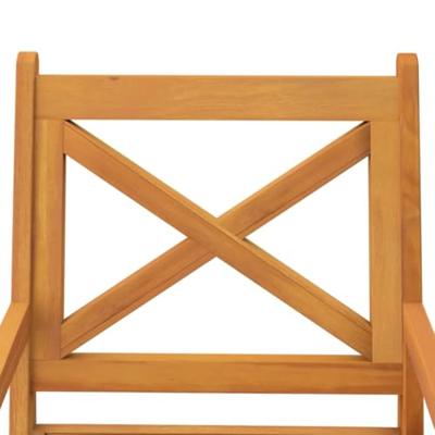 Tuinstoelen 2 st massief acaciahout
