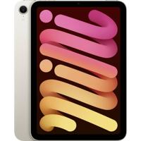 Apple iPad mini (A17 Pro): 8,3 inch Liquid Retina-display, 128 GB, wifi 6E, 12 MP camera aan de voorkant/12 MP camera aan de achterkant, Touch ID, batterij voor een hele dag – Sterrenlicht - thumbnail