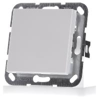 Gira drukvlakschakelaar kruis zuiver wit glanzend wip rechtstaand - thumbnail