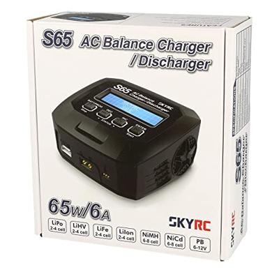 SkyRC S65 lader (LiFe, LiIon, LiPo, LiHV, NiMH, NiCd en PB) SkyRC S65 lader (LiFe, LiIon, LiPo, LiHV, NiMH, NiCd en PB)