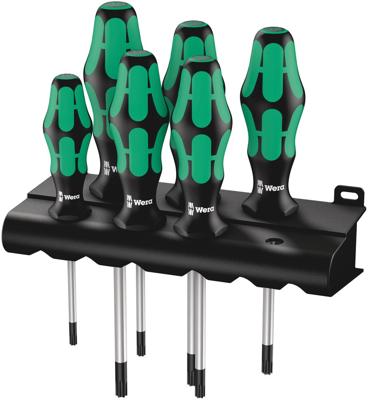 Wera 367/6 TORX® Schroevendraaierset Werkplaats 6-delig Binnen-Torx