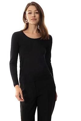 Dames thermo shirt Wol - Spencer - Lange mouw - Wollen thermo dames ondershirt ronde hals