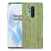 OnePlus 8 Pro | Bumper Hoesje | Green Wood - thumbnail