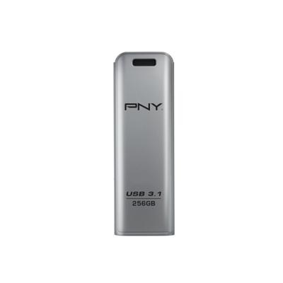 PNY Elite Steel USB-stick 256 GB Zilver FD256ESTEEL31G-EF USB-A 3.1 Gen 1