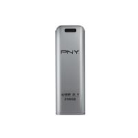 PNY Elite Steel USB-stick 256 GB Zilver FD256ESTEEL31G-EF USB-A 3.1 Gen 1 - thumbnail