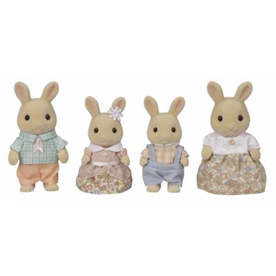 Miniatuurbeeldjes - SYLVANIAN FAMILIES - 5706 - De familie Creme Rabbit