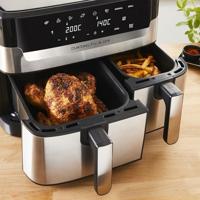 Tefal EY905D Easy Fry & Grill Dual Airfryer Grijs - thumbnail