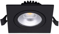 LED inbouwspot 6W 2700K 85mm 60gr vierkant verstelbaar zwart - LED4615 - thumbnail
