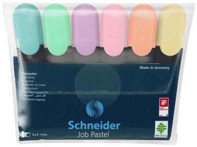 Schneider Schreibgeräte Textmarker Job pastell Etui 50-115097 1 stuk(s)