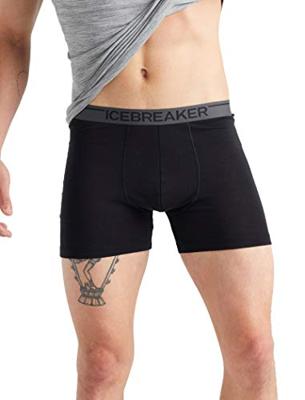 Icebreaker Anatomica Boxer Onderbroek Heren Black S Icebreaker Anatomica Boxer Onderbroek Heren Black S