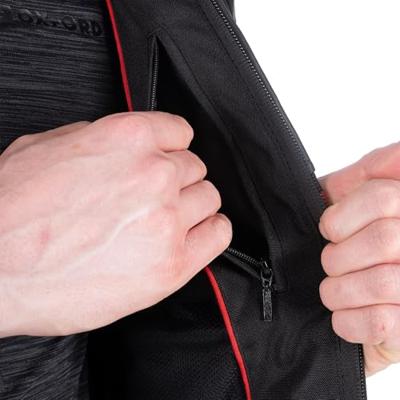 ARMR Leren jas "raiden 3.0" van leather jacket raide 3.0 ms black/red gr. l