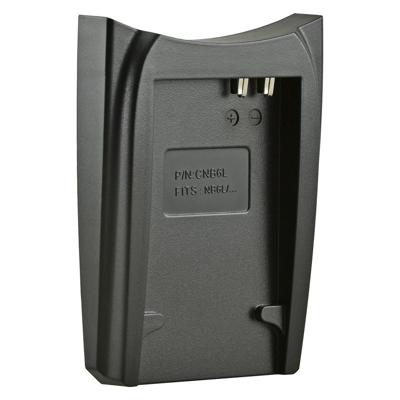 Accu-frontje voor duo en single oplader - voor Canon accu NB-6L en NB-6LH