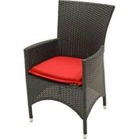 Zitkussen Boston Rood - thumbnail