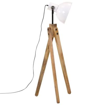 VidaXL Vloerlamp 25 w e27 45x45x120 cm wit