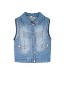 NoBell zomer gilet meisjes - denim blauw - Better - thumbnail