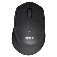 Logitech M330 draadloze optische Mute-muis met micro-USB-ontvanger (zwart) - thumbnail